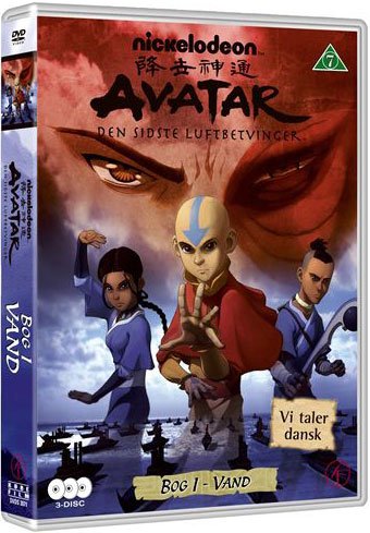 Avatar The Last Airbender / Den Sidste Luftbetvinger - Bog 1 Vand - DVD - Tv-serie