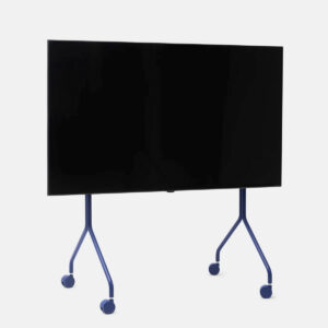 Pedestal Moon Rollin TV Stander - Ultra Marine