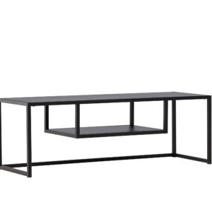 VENTURE DESIGN Riverside TV-bord, m. 1 hylde - sort stål (120x40)