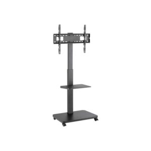Gembird TV floor stand with caster wheels 37"" - 75"" bl - Maks 40 kg - Maks størrelse 75"