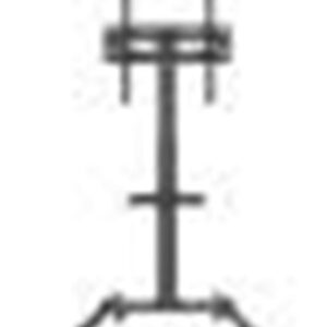 Gembird TV floor stand with caster wheels (tilt) 60" - 100" - Maks 120 kg - Maks størrelse 100"