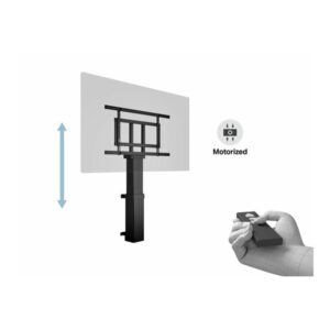 Multibrackets M Pro Series stand - motorised - for LCD TV - public floormount XL 160 Kg SD - black - Maks 160 kg - Maks størrelse 110"