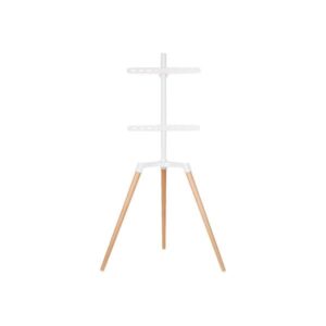 Nedis TVSM7060WT stand - tripod - for LCD TV - white beech - Maks 35 kg - Maks størrelse 65"